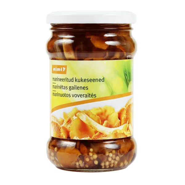 Marinuotos voveraitės RIMI, 280 g / 120 g