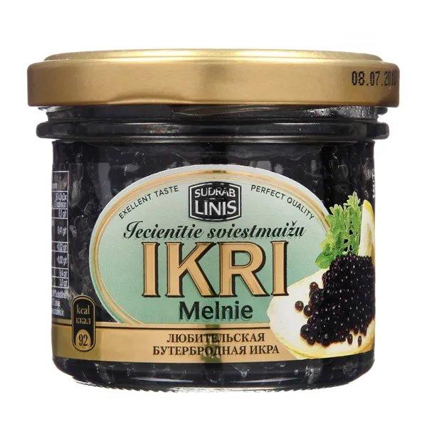MĖGĖJŲ sumuštinių juodieji ikrai, 100 g
