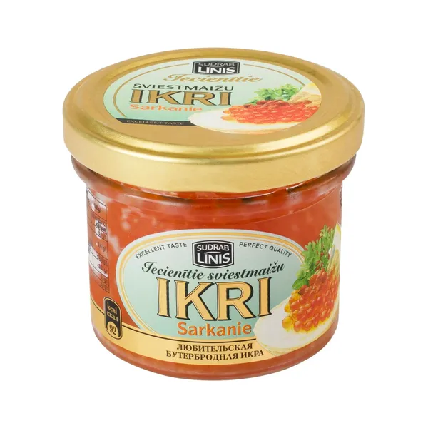 Mākslīgie ikri Iecienītie sarkanie 100g