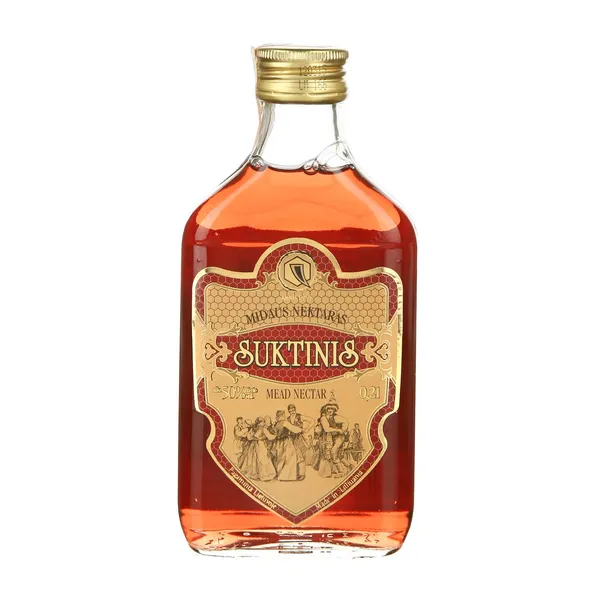 Midaus nektaras SUKTINIS, 50%, 0,2 l, metalinis kamštis