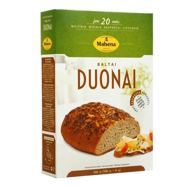 Miltinis mišinys MALSENA, baltai duonai, 508 g