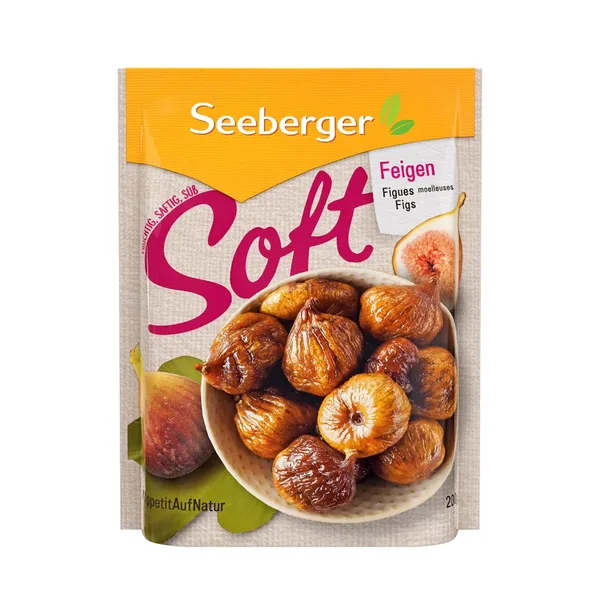 Minkštos figos SEEBERGER, 200 g