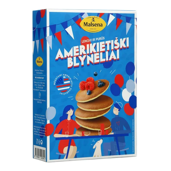 Mišinys amerikietiškiems blyneliams MALSENA, 300 g