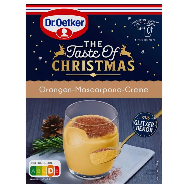 Mišinys apelsinų maskarponės kremui DR. OETKER, 52 g