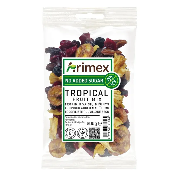 Mišinys su tropiniais vaisiais ARIMEX, 200 g
