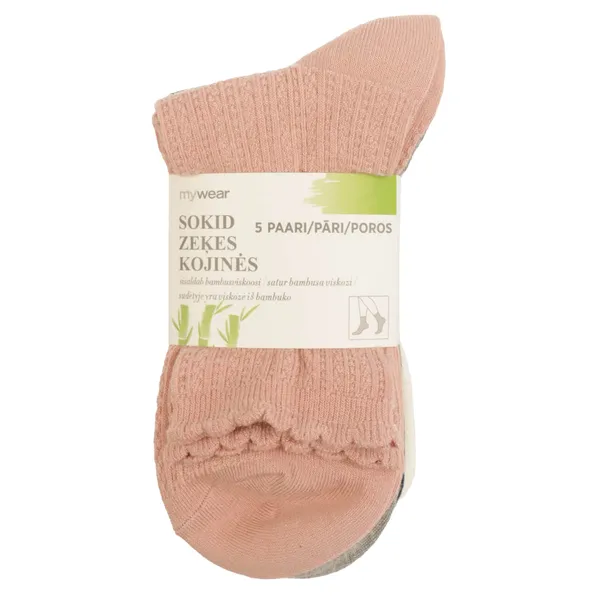 Moteriškos kojinės MYWEAR, 39 / 41, 5 poros, AW26