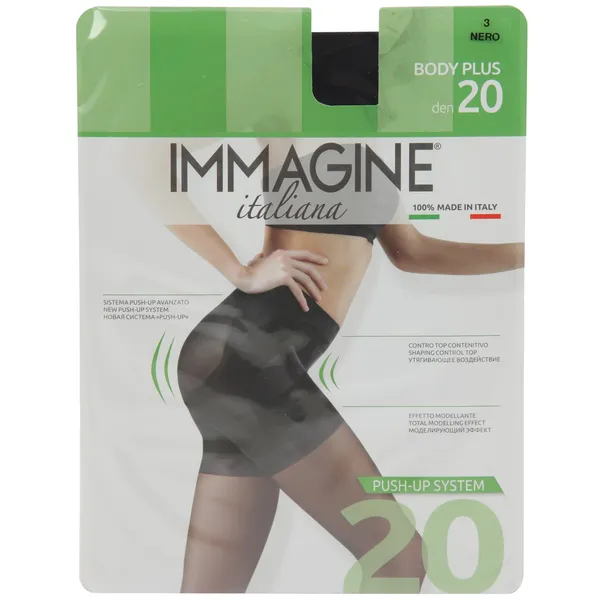 S zeķub.Immagine body plus 20d nero 3