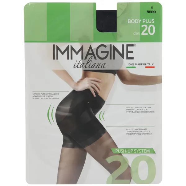 S zeķub.Immagine body plus 20d nero 4