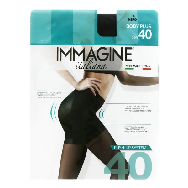 S zeķub.Immagine body plus 40d nero 4