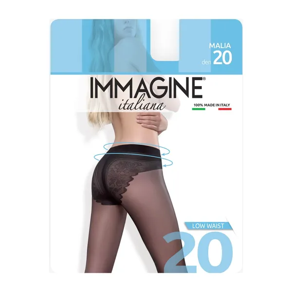Moteriškos pėdkelnės IMMAGINE MALIA 20d NERO 3