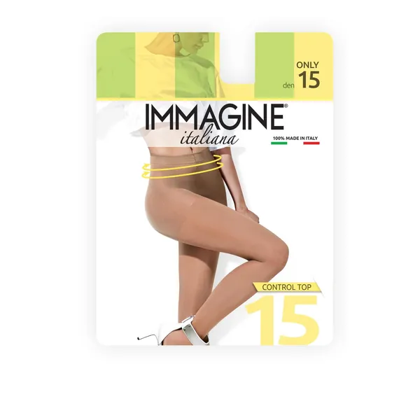 Moteriškos pėdkelnės IMMAGINE ONLY 15d NATURE 4