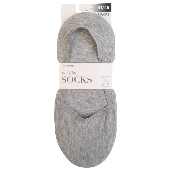 Moteriškos pėdutės MYWEAR, 3 poros, 41 / 45