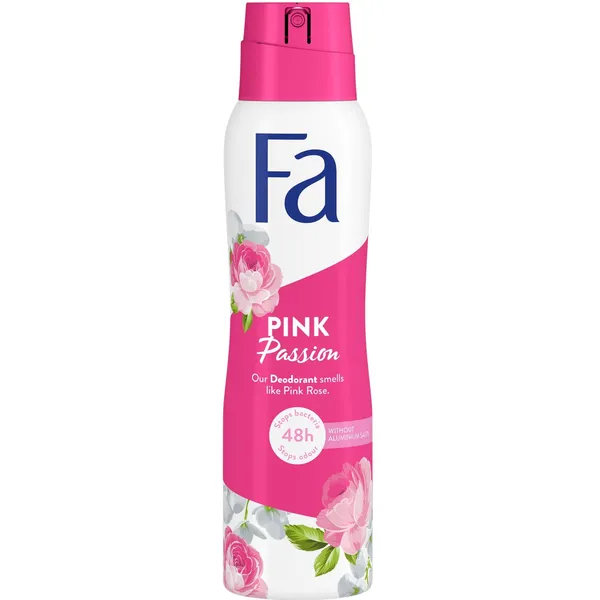 Moteriškas purškiamasis dezodorantas FA PINK PASSION, 150 ml