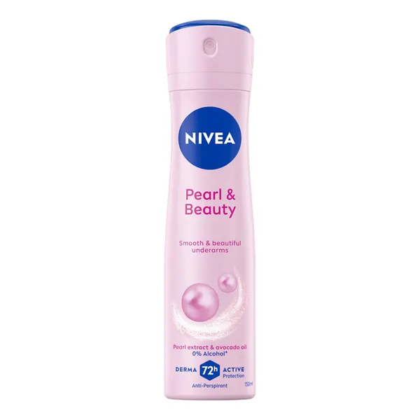 Purškiamas dezodorantas moterims NIVEA Pearl & Beauty, 150 ml