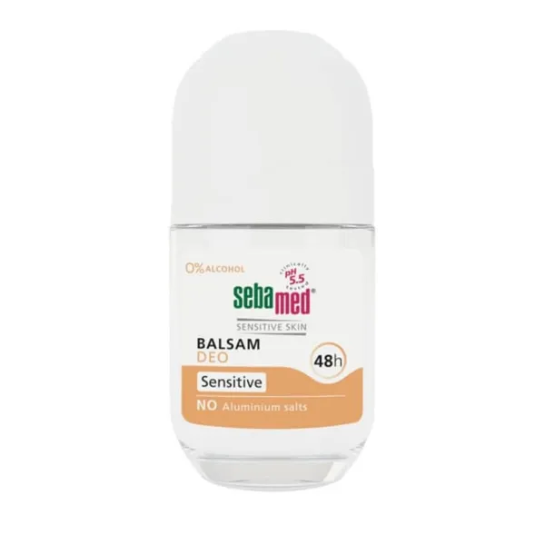 Moteriškas rutulinis dezodorantas-balzamas SEBAMED SENSITIVE, 50 ml