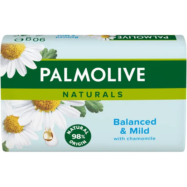 Muilas su ramunėlių ekstraktu ir vitaminu E PALMOLIVE NATURALS BALANCED & MILD, 90 g