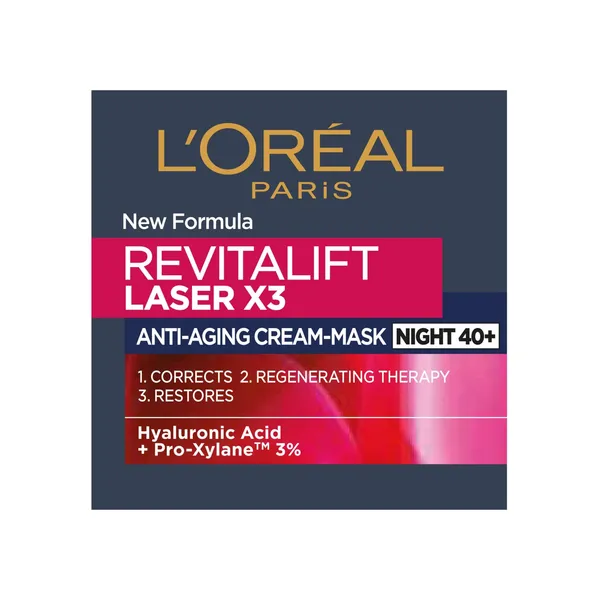 Naktinis veido kremas L'ORÉAL D/E REVITALIFT LASER, 50 ml