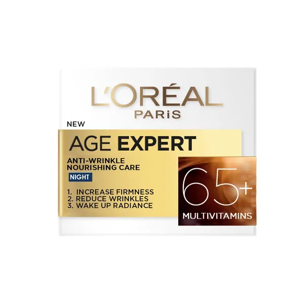 Naktinis veido kremas L'OREAL AGE SPECIALIST 65+, 50 ml