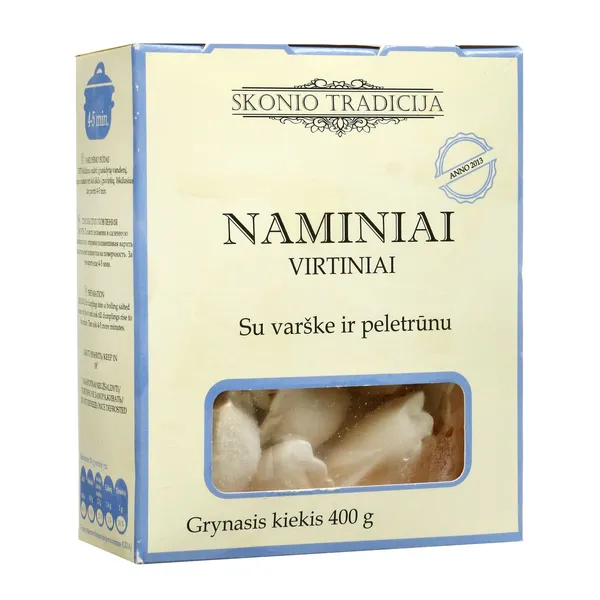NAMINIAI virtiniai su varške ir peletrūnu SKONIO TRADICIJA, 400 g
