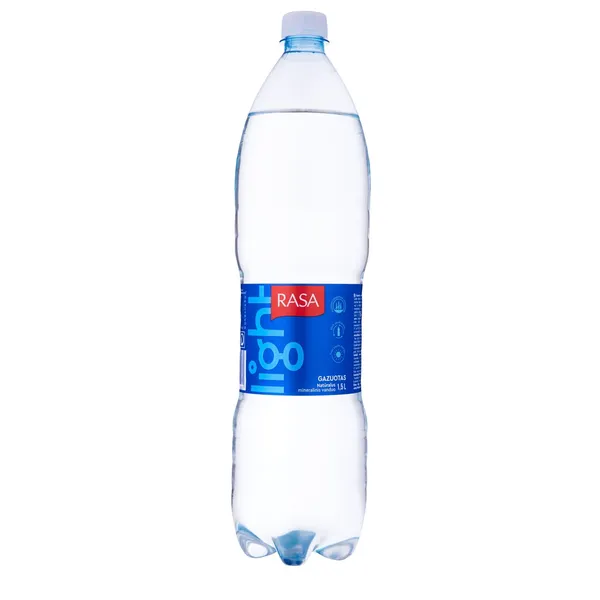 Natūralus mineralinis vanduo RASA Light, gazuotas, 1,5 l D