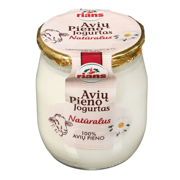 Natūralus jogurtas iš avių pieno RIANS, 115 g