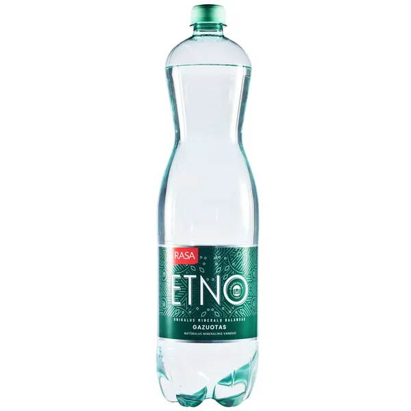 Natūralus mineralinis vanduo RASA, gazuotas, 1,5 l