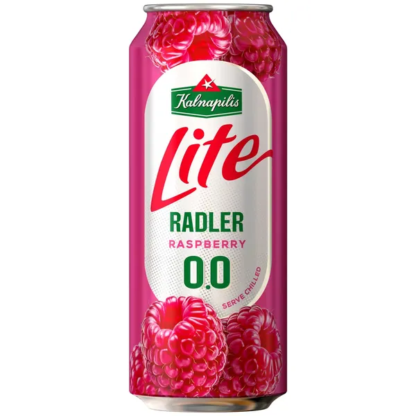 Nealkoholinis alus KALNAPILIS LITE RASPBERRY, 0,5 l