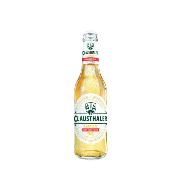 Nealkoholinis alaus kokteilis CLAUSTHALER LEMON, 0,33 l