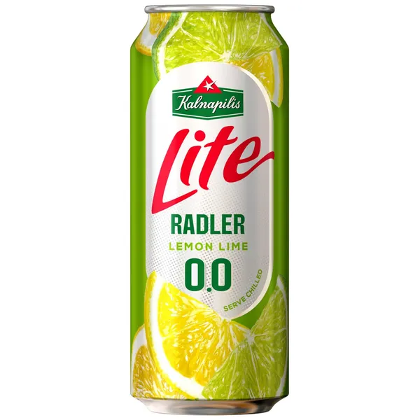 Nealkoholinis alus KALNAPILIS LITE LEMON, 0,5 l skardinė