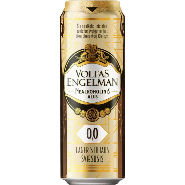 Nealkoholinis alus VOLFAS ENGELMAN, 568 ml