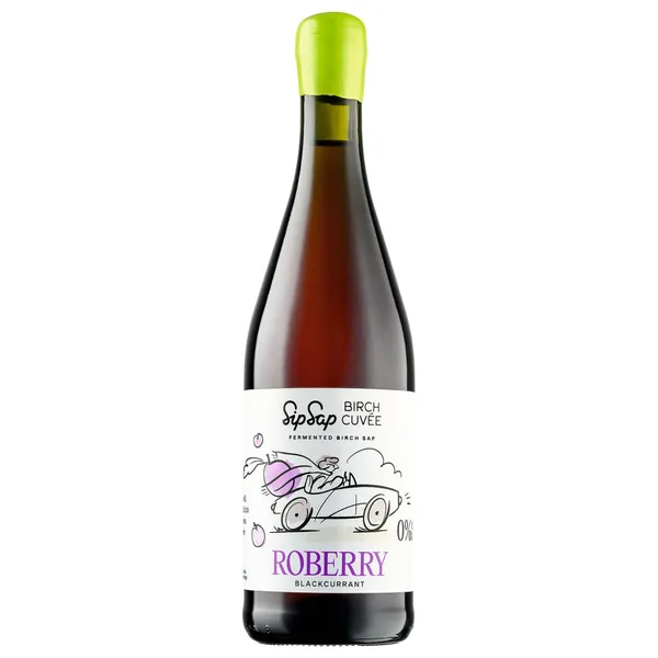 Nealkoholinė fermentuota beržų sula SIP SAP BIRCH CUVEE ROBBERY, 0,75 l