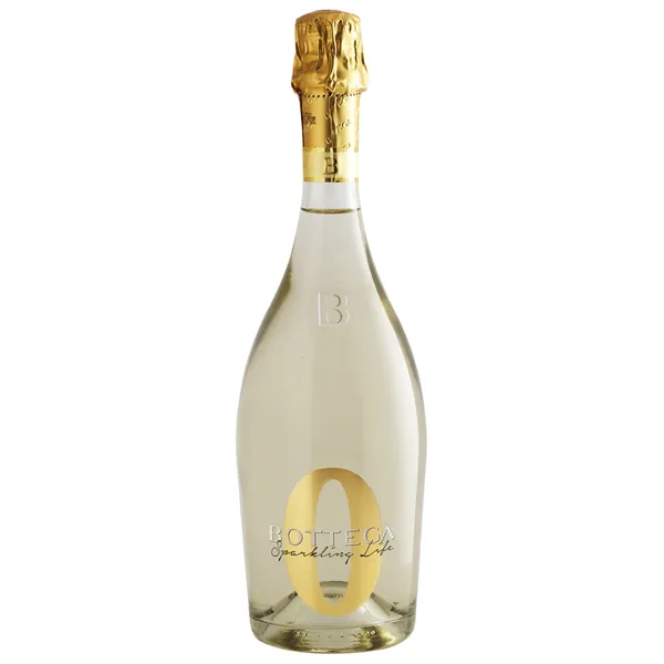 Nealkoholinis putojantis baltasis vynas BOTTEGA 0 WHITE, 0,5 %, 0,75 l