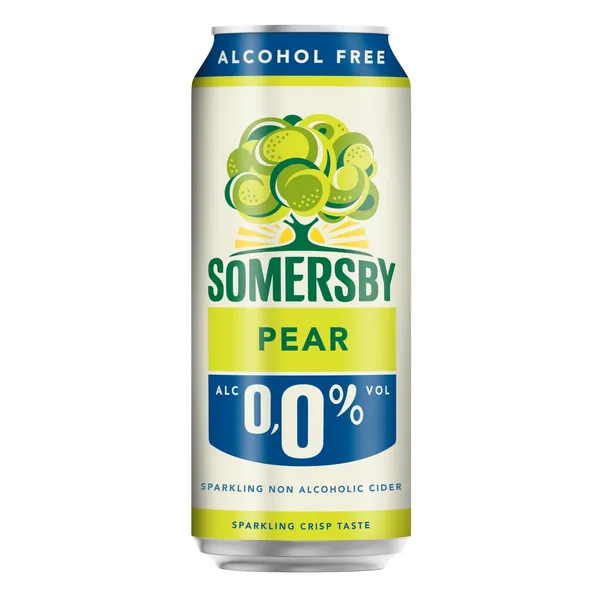 Nealkoholinis sidras kriaušių skonio SOMERSBY (0%), 500 ml
