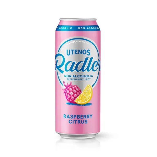 Nealkoholinis alaus kokteilis UTENOS Radler Mango, 0,5 l, skardinė D