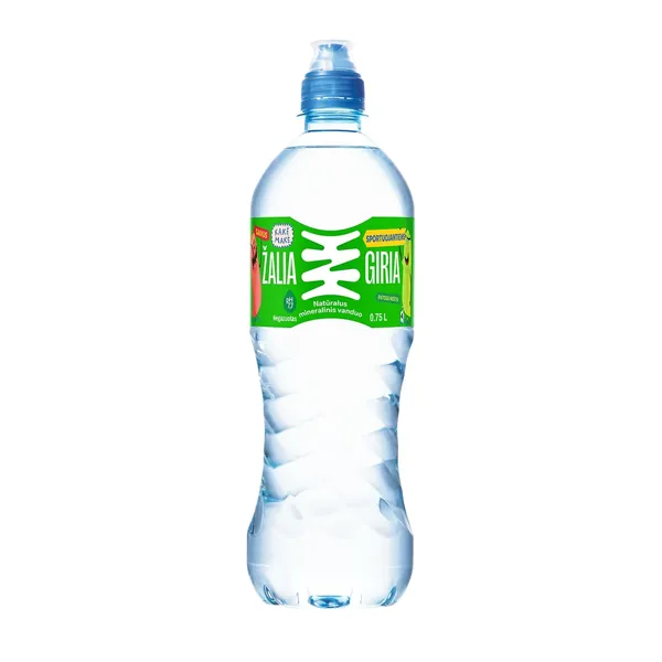 Negazuotas mineralinis vanduo ŽALIA GIRIA KAKĖ MAKĖ, 0,75 l