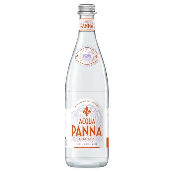 Negazuotas natūralus mineralinis vanduo ACQUA PANNA, 0,75 l
