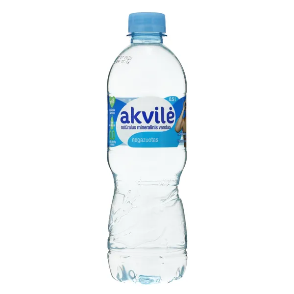 Negazuotas natūralus mineralinis vanduo AKVILĖ, 500 ml