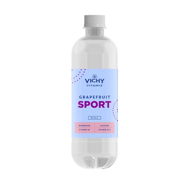 Negazuotas gaivusis gėrimas greipfrutų skonio VICHY VITAMIX SPORT, 500 ml