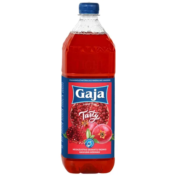 Negazuotas gaivusis gėrimas GAJA, granatų skonio, 1 l D
