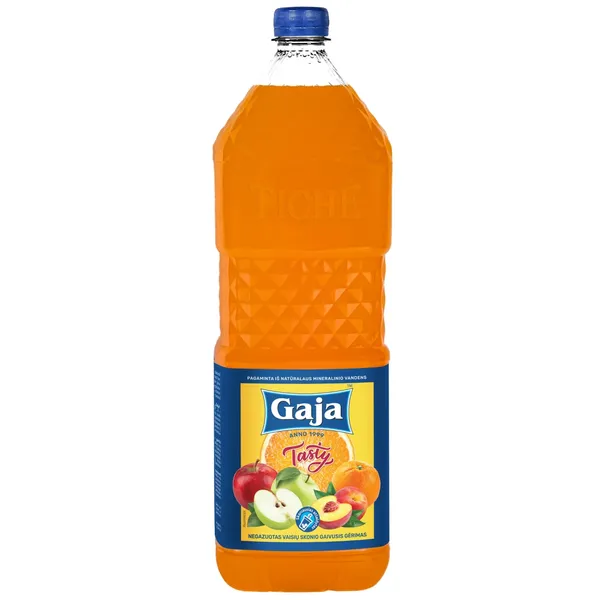 Negazuotas vaisių skonio gėrimas GAJA, 2 l