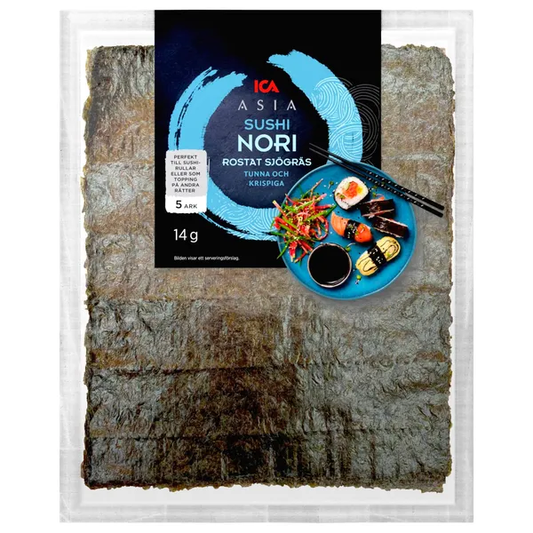 Nori lapas ICA Asia 14g