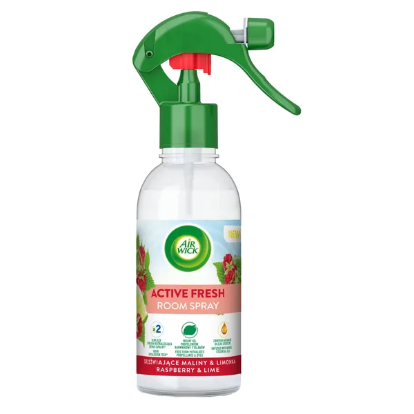 Purškiamasis oro gaiviklis AIRWICK aviečių ir žaliųjų citrinų kvapo, 237 ml