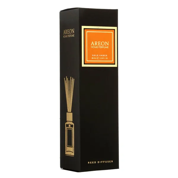 Oro gaiviklis namams "AREON" BLACK - Gold Amber85 ml