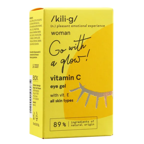 Paakių gelis KILIG WOMAN VITAMIN C, 15 ml
