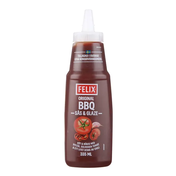 Padažas BBQ ORIGINAL FELIX, 335 ml