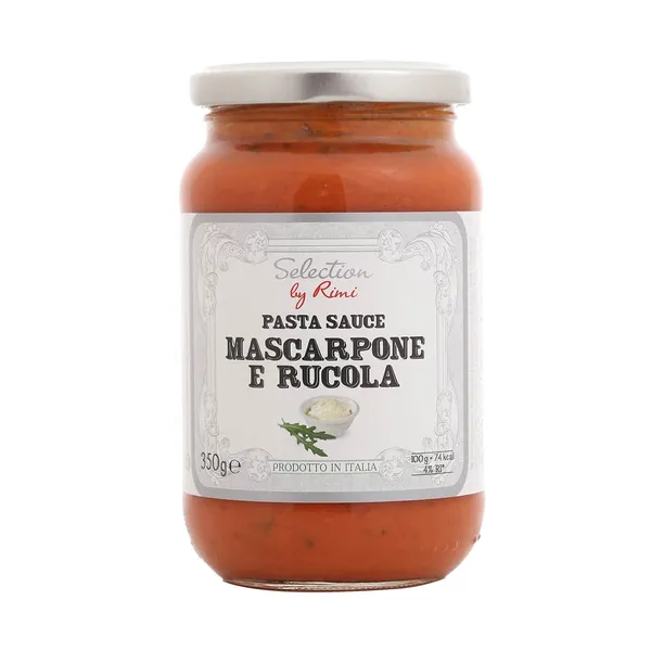 Padažas makaronams su maskarponės sūriu ir gražgarstėmis SELECTION BY RIMI, 350 g