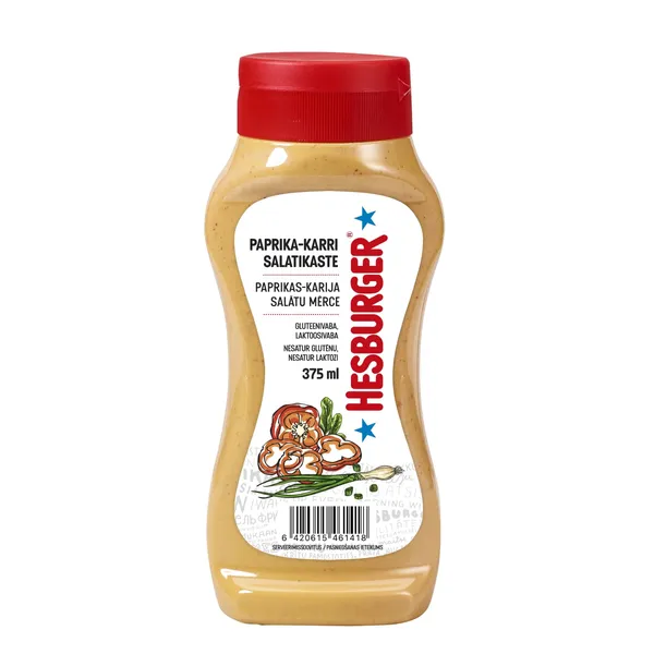 Mērce Hesburger salātiem papr., karija 375ml