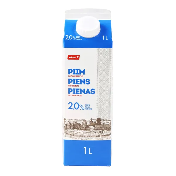 Piens Rimi 2% 1l