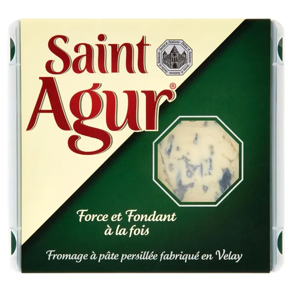 Pelėsinis sūris SAINT AGUR su mėlynuoju pelėsiu, 125 g