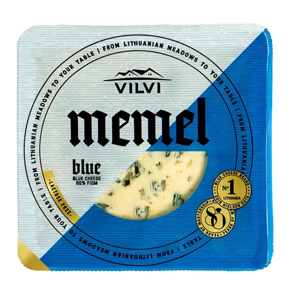 Pelėsinis sūris VILVI MEMEL BLUE, 50 % riebumo, 100 g